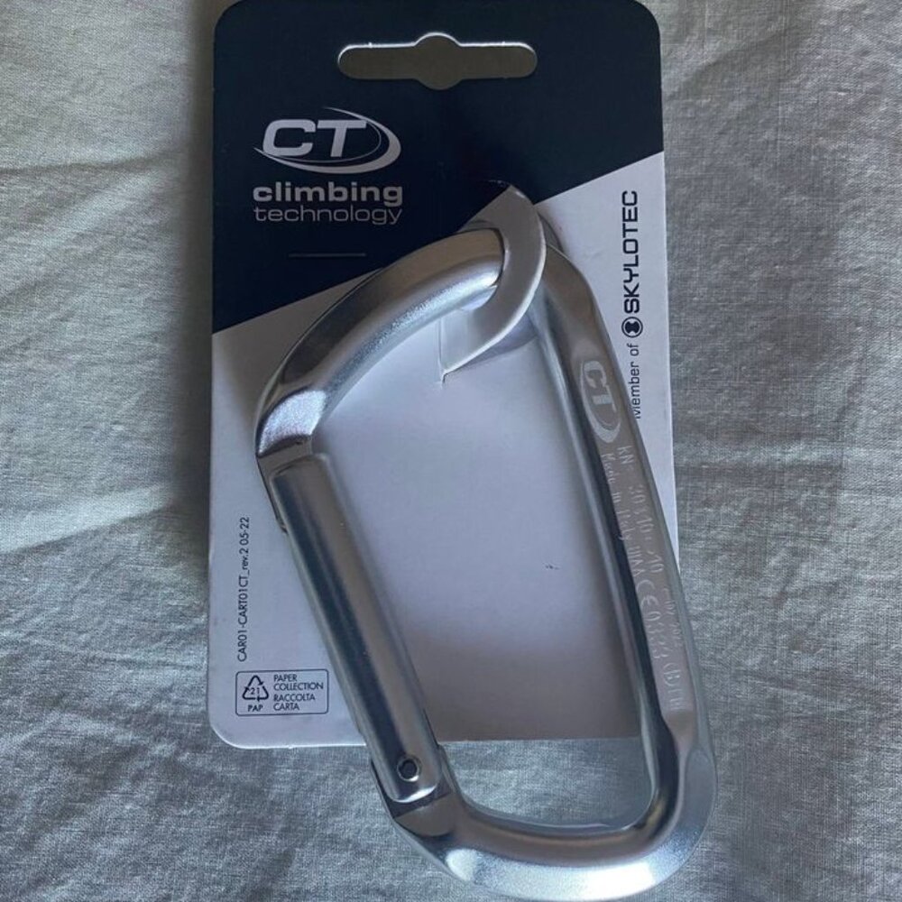 D Shape Carabiner Snap Hook Made in Italy
